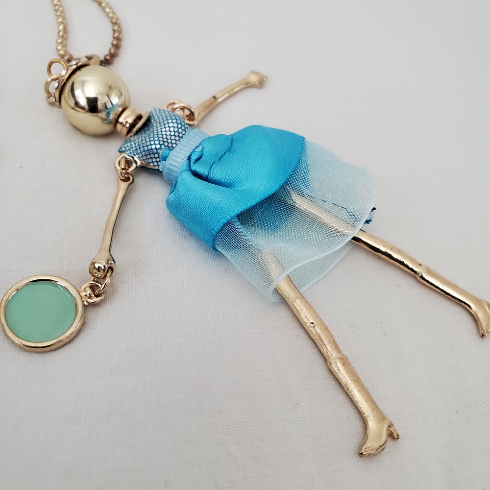 French Doll Pendant Necklace